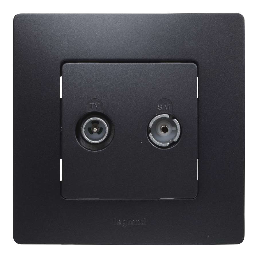 Imagen principal del productoNILOE MONOBLOCK BASE TV R/SAT FINAL NEGRO
