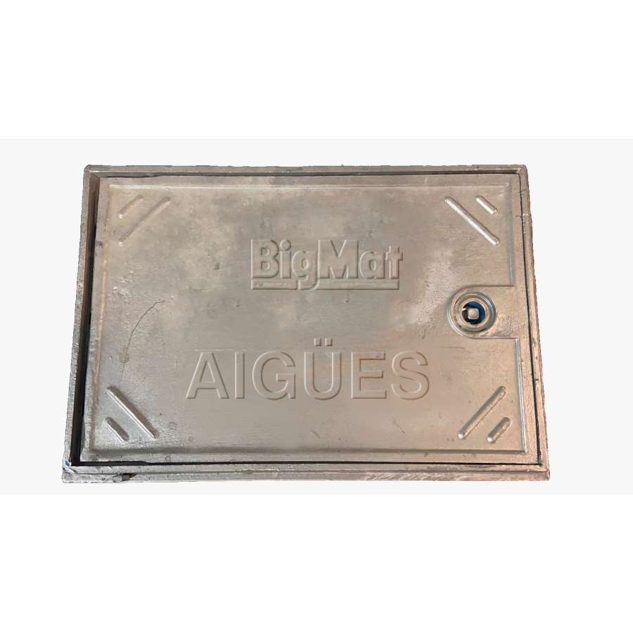 Imagen principal del productoTAPA CONTADOR AIGÜES BIGMAT 300X400MM (INCLUYE LLAVE)