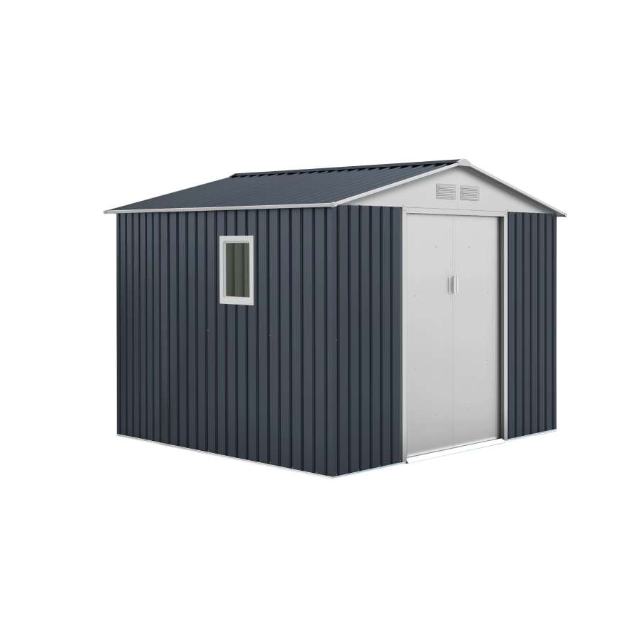 Imagen principal del productoCASETA DERBY ANTRACITA 277X255X212CM 7,06M2
