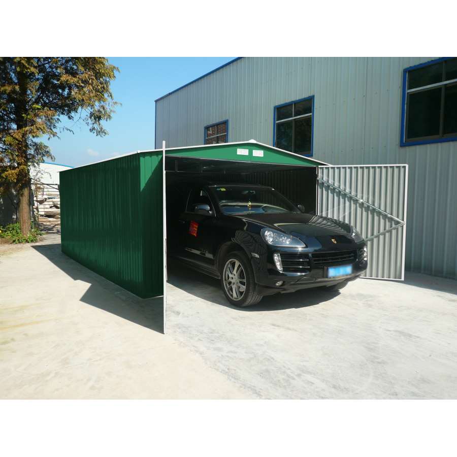 Imagem de acessório do produtoGARAGEM METÁLICA KENT VERDE 480X380X232CM 18,24M2
