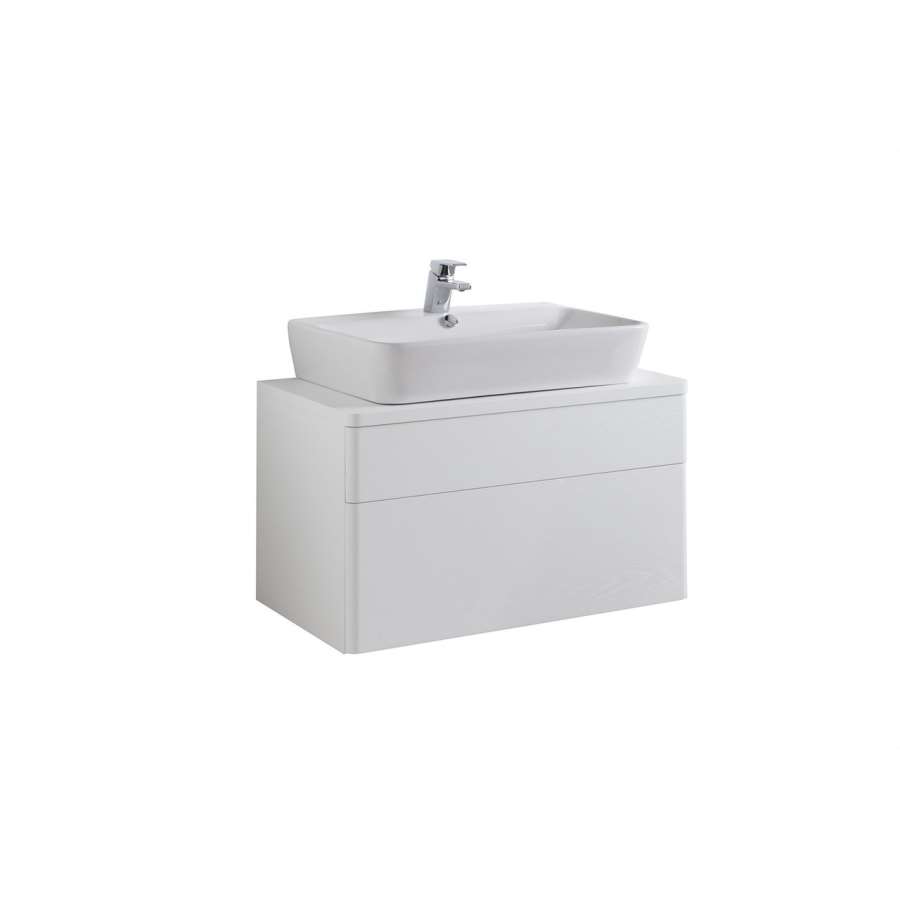 Imagen accesoria del productoEMMA SQUARE Mueble base lavabo 80x45 cm - Roble