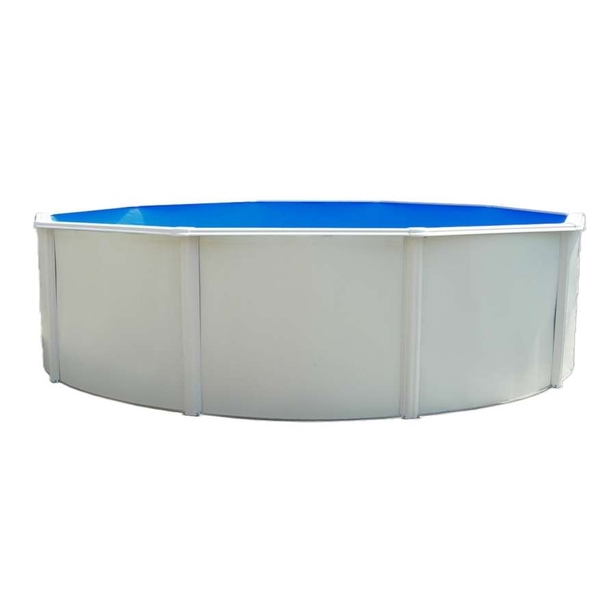 Imagem principal do produtoPISCINA CIRCULAR C/COLUNAS DE AÇO BCO. Ø 460 cm Alt. 120 cm