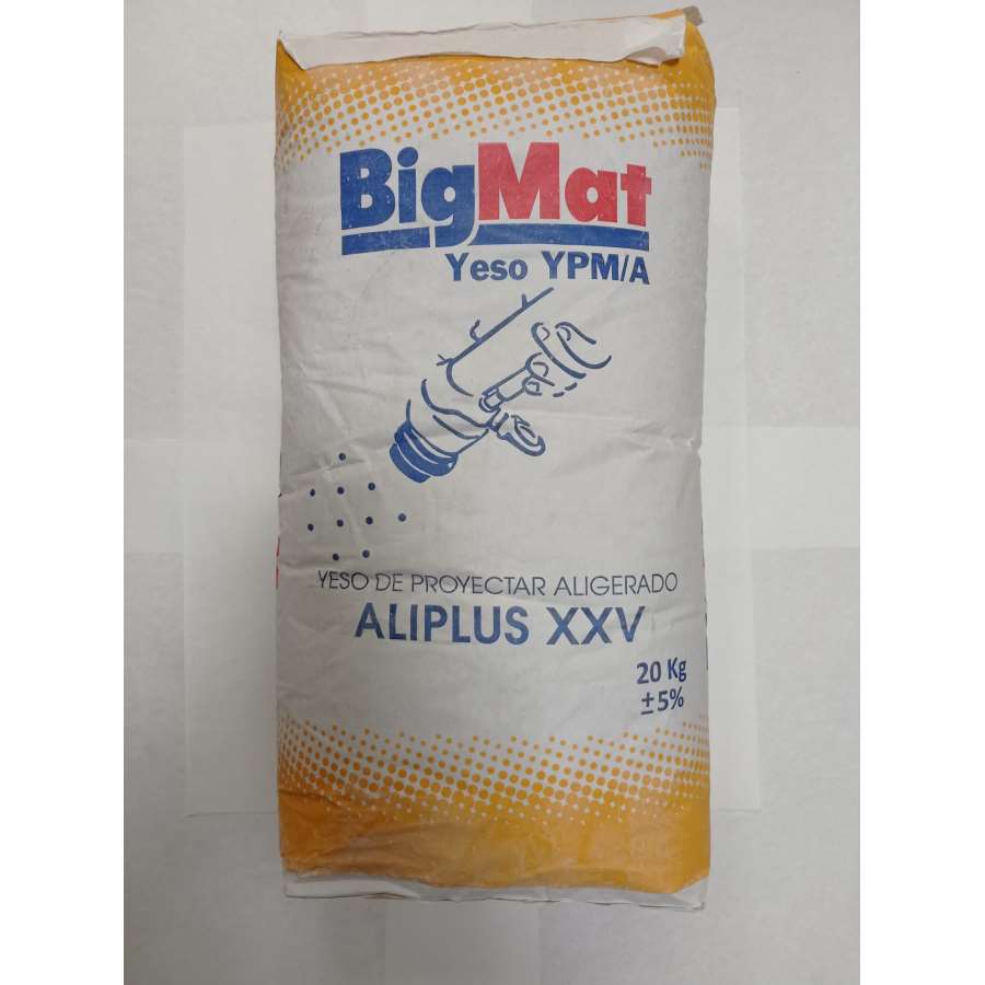 Imagem principal do produtoGESSO PROJEÇÃO ALIGEIRADO BIGMAT (20 KG) ALIPLUS XXV