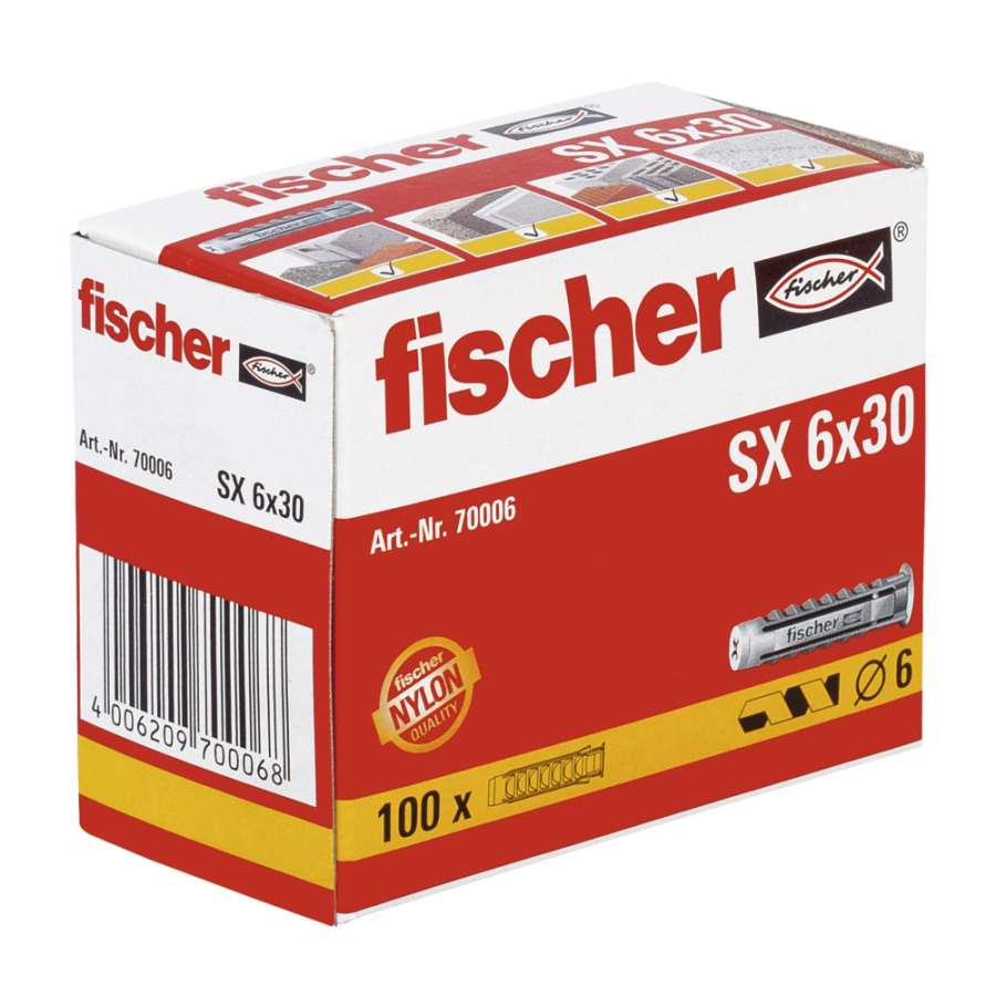 Imagen accesoria del productoCAJA TACO SX 6x30 (100uds)