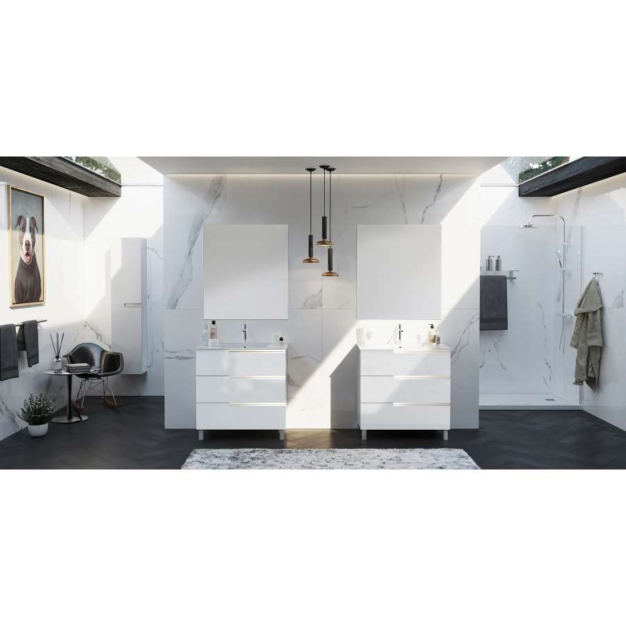 Imagen accesoria del productoMUEBLE BAÑO ONE 80CM G3 SUELO BLANCO