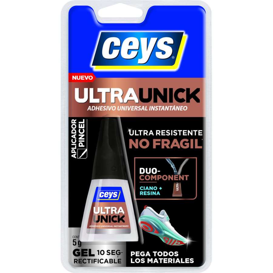 Imagen accesoria del productoCEYS ULTRAUNICK GEL PINCEL 5gr