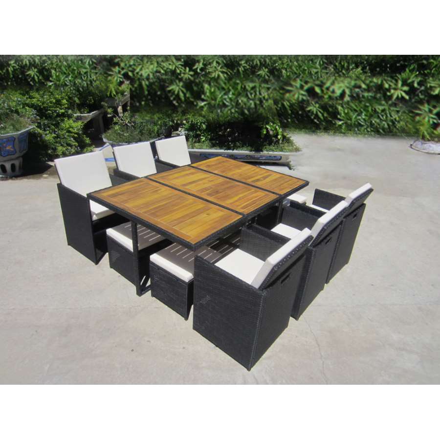 Imagen principal del productoCONJUNTO RATAN SINTETICO RELAX MESA+6SILLONES+4TABURETES
