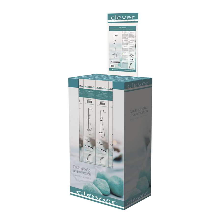 Imagen principal del productoKIT DUCHA TERMOSTATICA DUCHA BIGMAT MIKONOS II