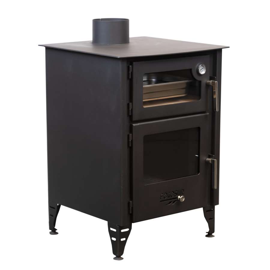Imagen accesoria del productoCHIMENEA DE LEÑA NERVA CON HORNO
