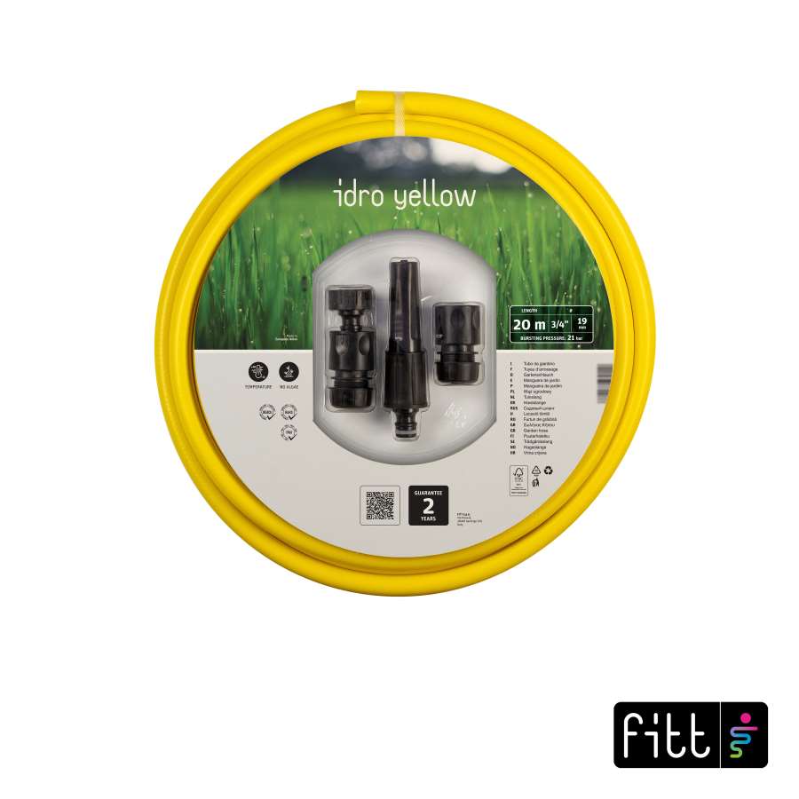 Imagen principal del productoMANGUERA KIT IDRO YELLOW Ø19X20 MTS