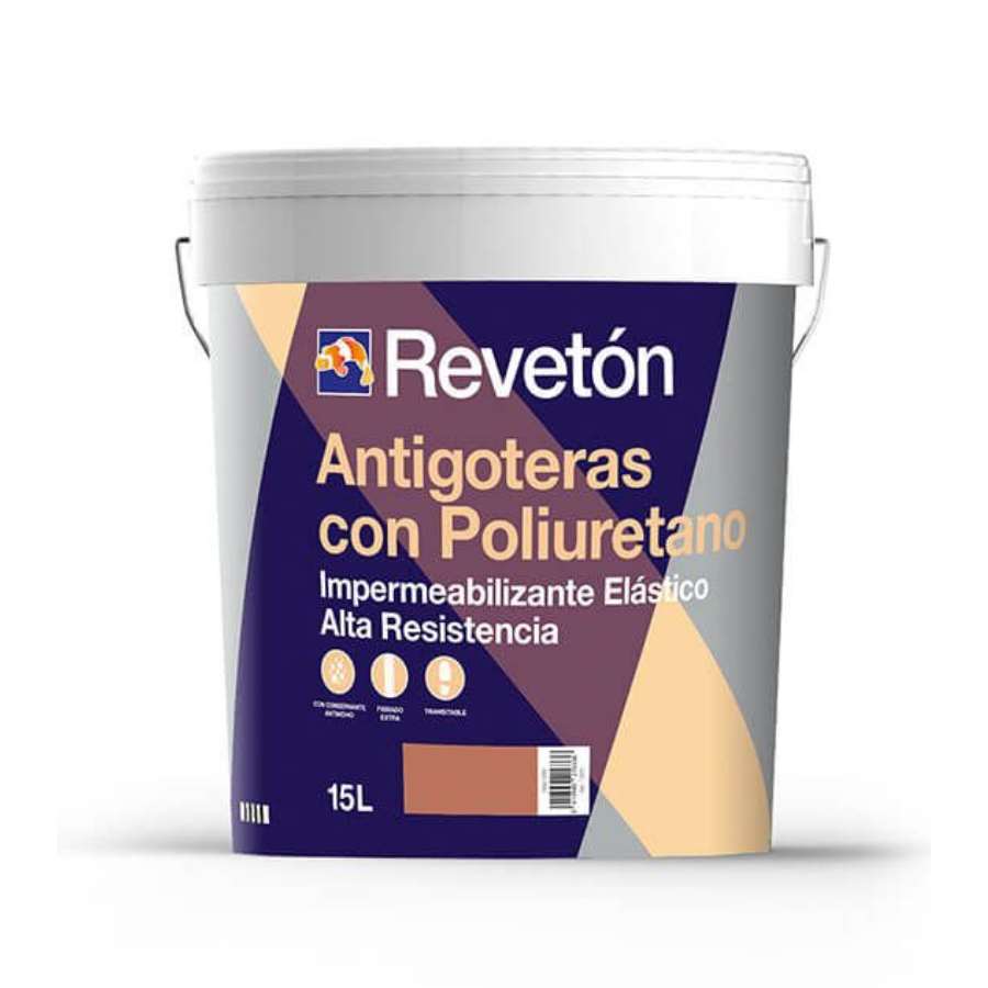 Imagen principal del producto***Reveton Antigoteras c/poliuretano teja 15l cc