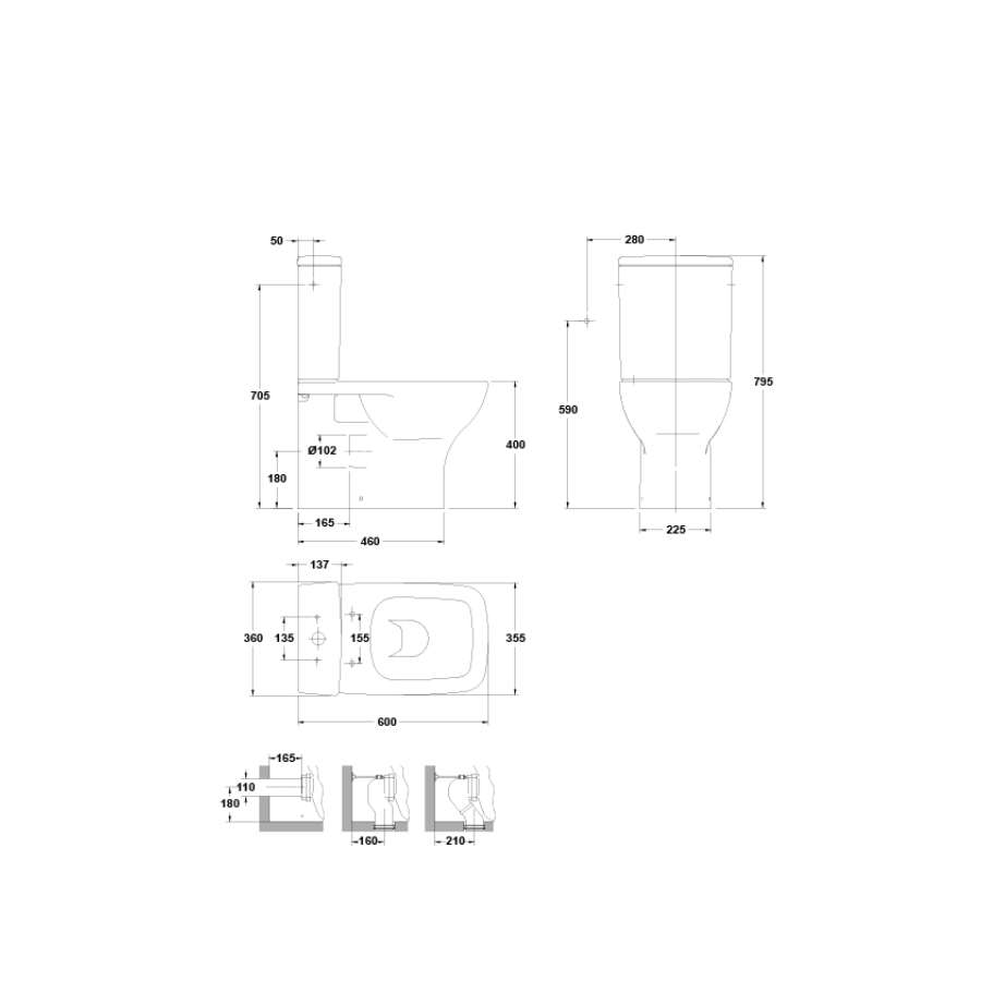 Imagen accesoria del productoPACK INODORO COMPLETO BIGMAT AMBERES BTW