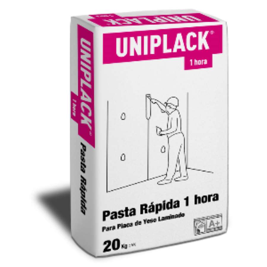 Imagen principal del productoPasta de juntas fraguado 1 hora Uniplack (20 kgs)