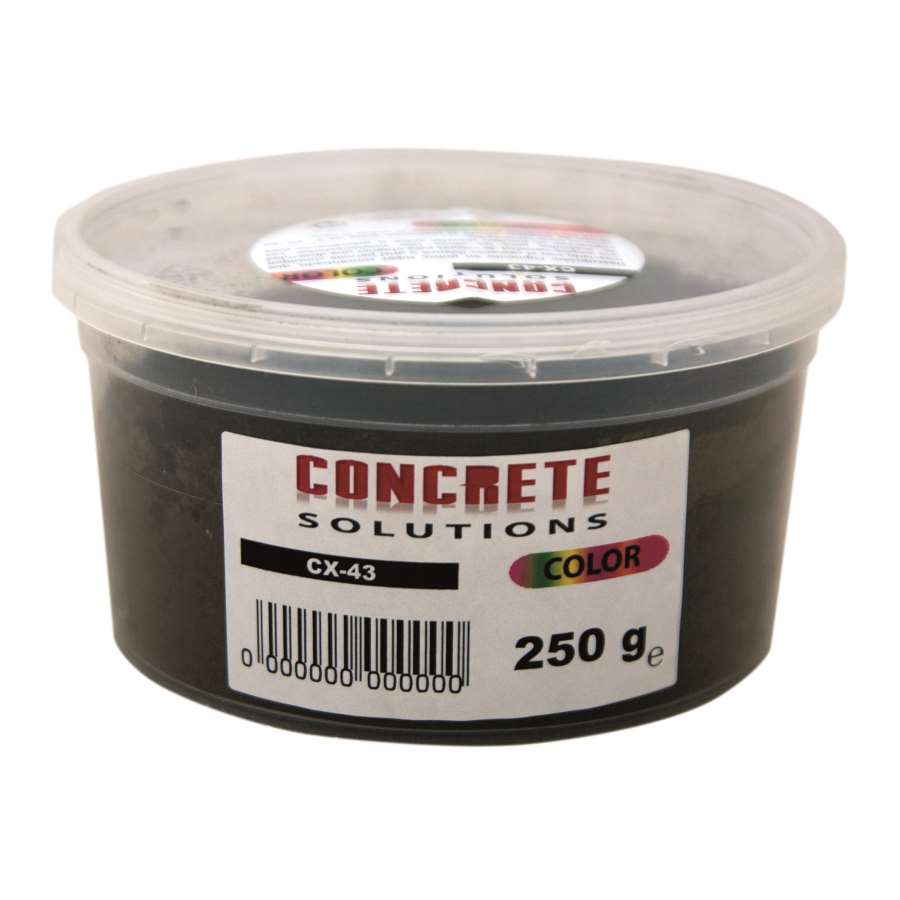 Imagen principal del productoCOLORANTE MORTERO CONCRETE  CX-43 NEGRO 250gr