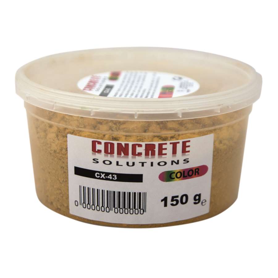 Imagen principal del productoCOLORANTE MORTERO CONCRETE  CX-43 AMARILLO OCRE 150gr.