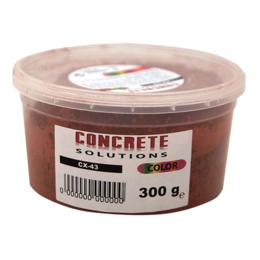 Imagen principal del productoCOLORANTE MORTERO CONCRETE  CX-43 ROJO 300gr.