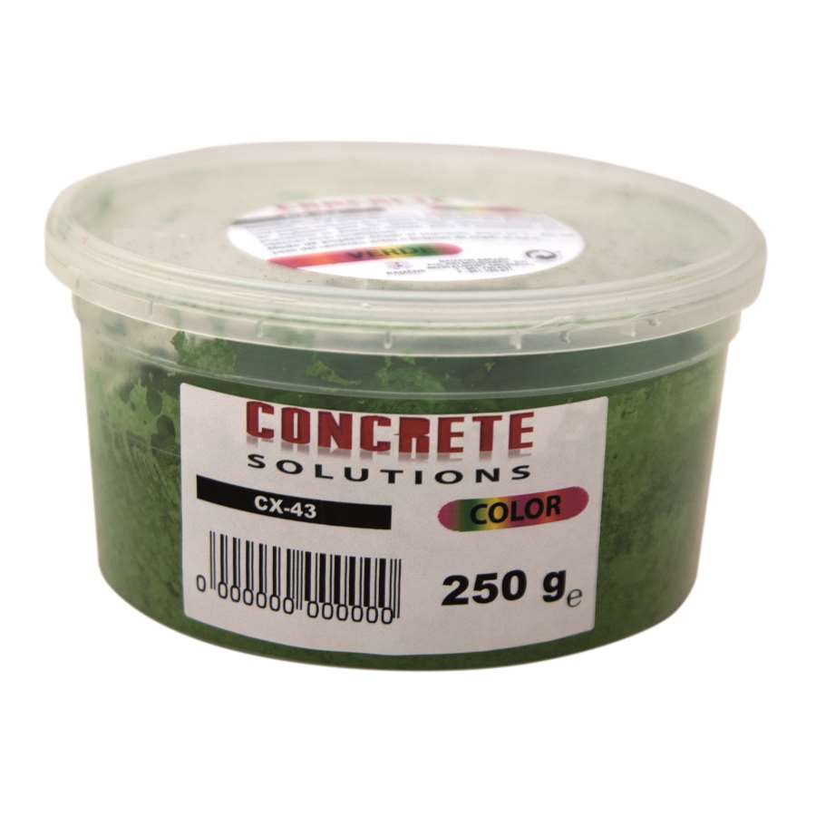 Imagen principal del productoCOLORANTE MORTERO CONCRETE  CX-43 VERDE 250gr.