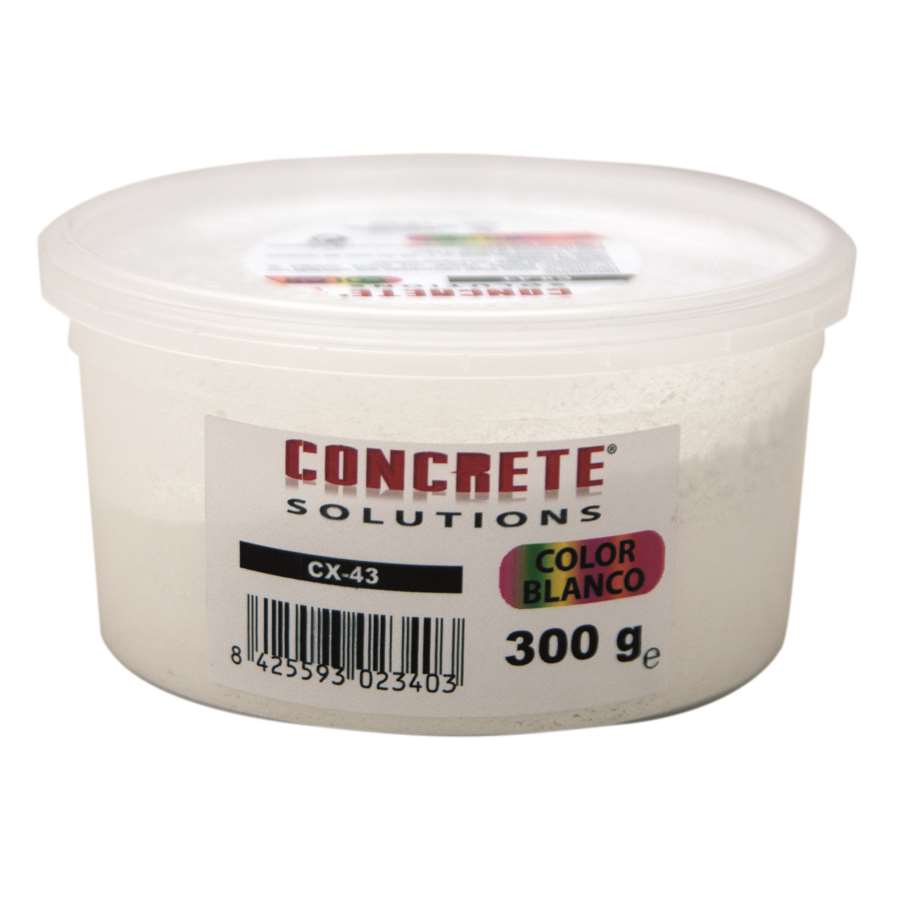 Imagen principal del productoCOLORANTE MORTERO CONCRETE  CX-43 BLANCO 300gr.