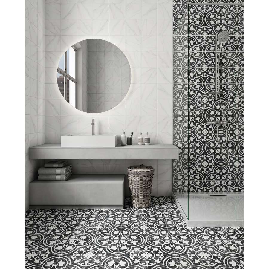 Imagen accesoria del productoPAVIMENTO PORCELANICO MERZONI CALACATTA 45,2X45,2