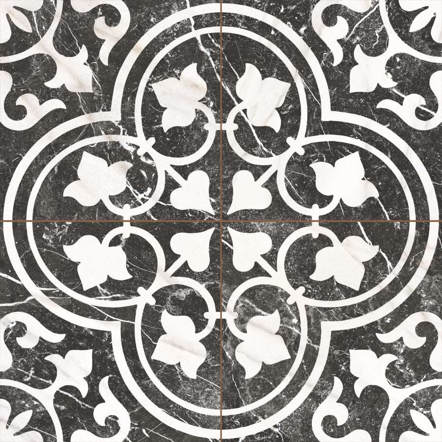 Imagen principal del productoPAVIMENTO PORCELANICO MERZONI ORNATE NIGHT 45,2X45,2