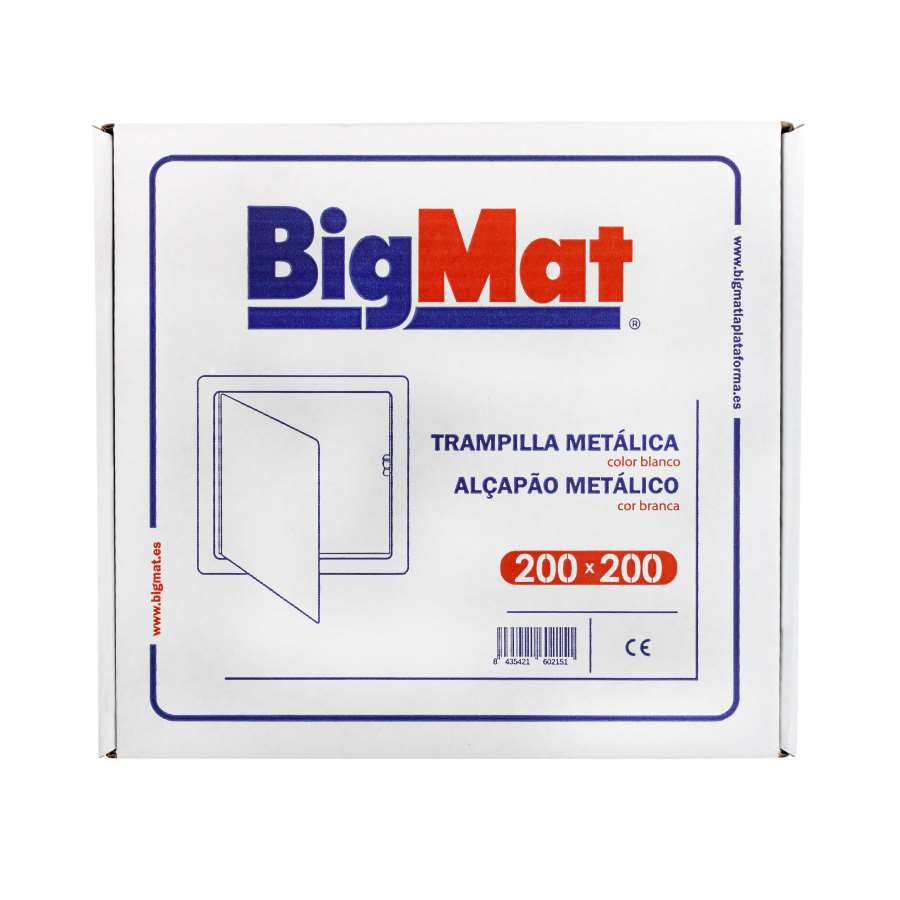 Imagen principal del productoTRAMPILLA METALICA 200X200 RAL 9010 BIGMAT