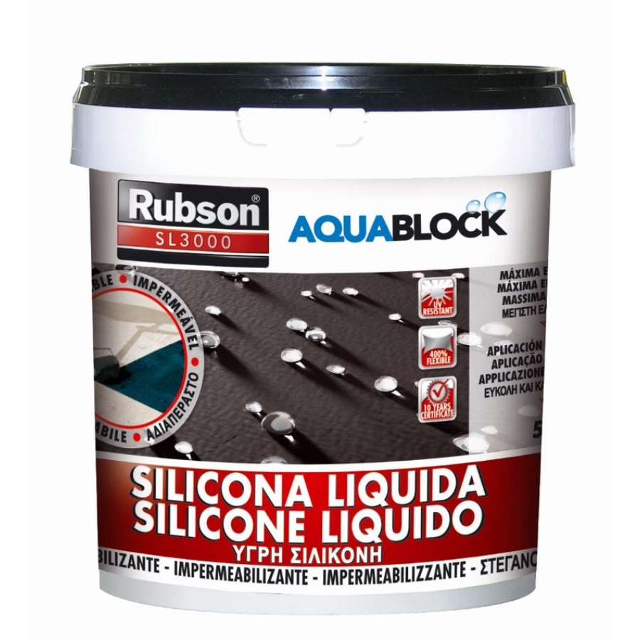 Imagen principal del productoSILICONA LIQUIDA BLANCA 5KG AquaBlock