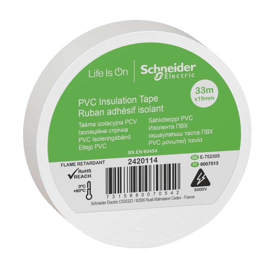 Imagen principal del productoCINTA AISLANTE 33X19MM BL SCHNEIDER