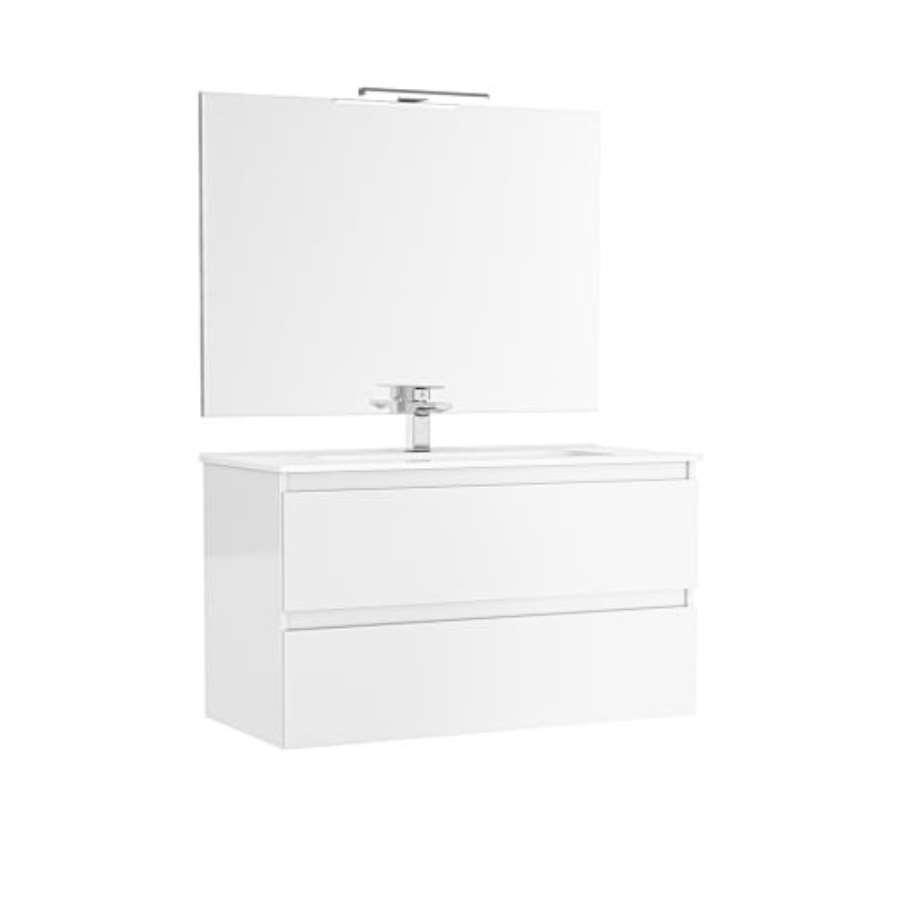 Imagem principal do produtoPACK DAILY MÓVEL+LAVATÓRIO+ESPELHO ONLY+LUM.JADE 100X46X56,5