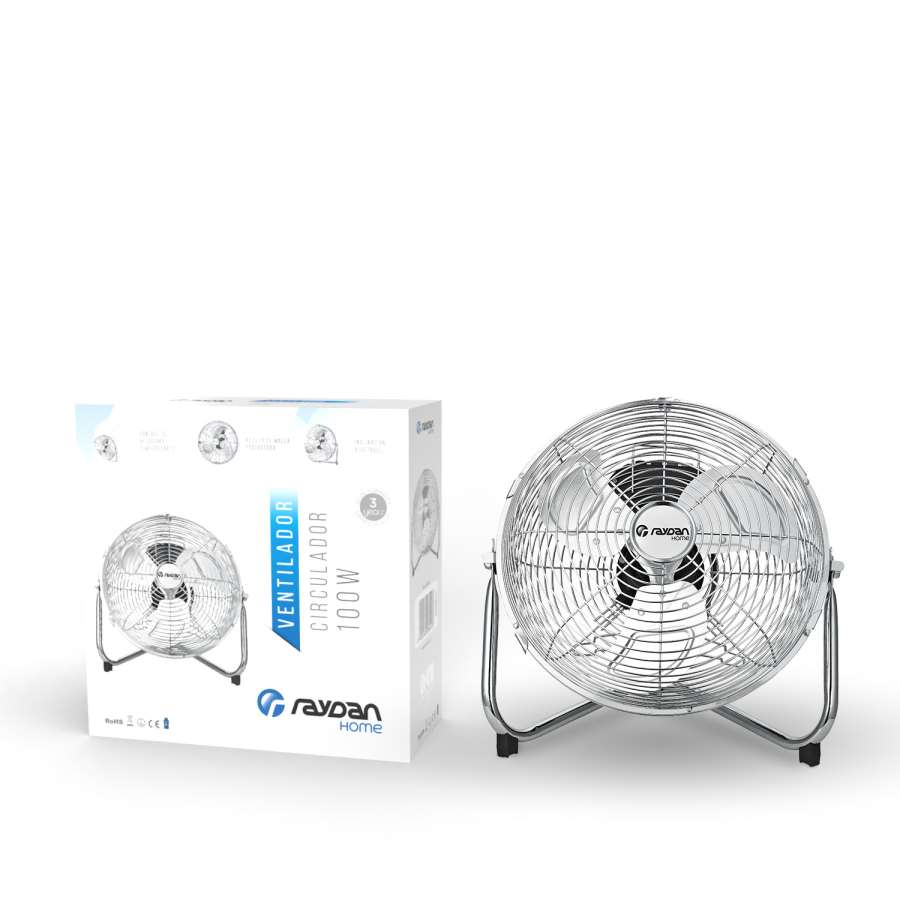 Imagen accesoria del productoVENTILADOR DE SUELO INDUSTRIAL 100W