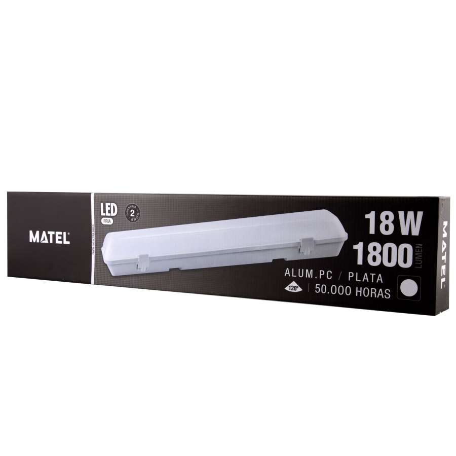 Imagen principal del productoPANTALLA ESTANCA LED INTEGRADO 20W IP65 60CM LUZ FRÍA