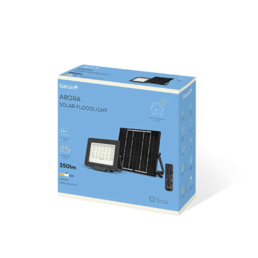 Imagen accesoria del productoFOCO LED SOLAR ABORA 350LM 25m2 4000K