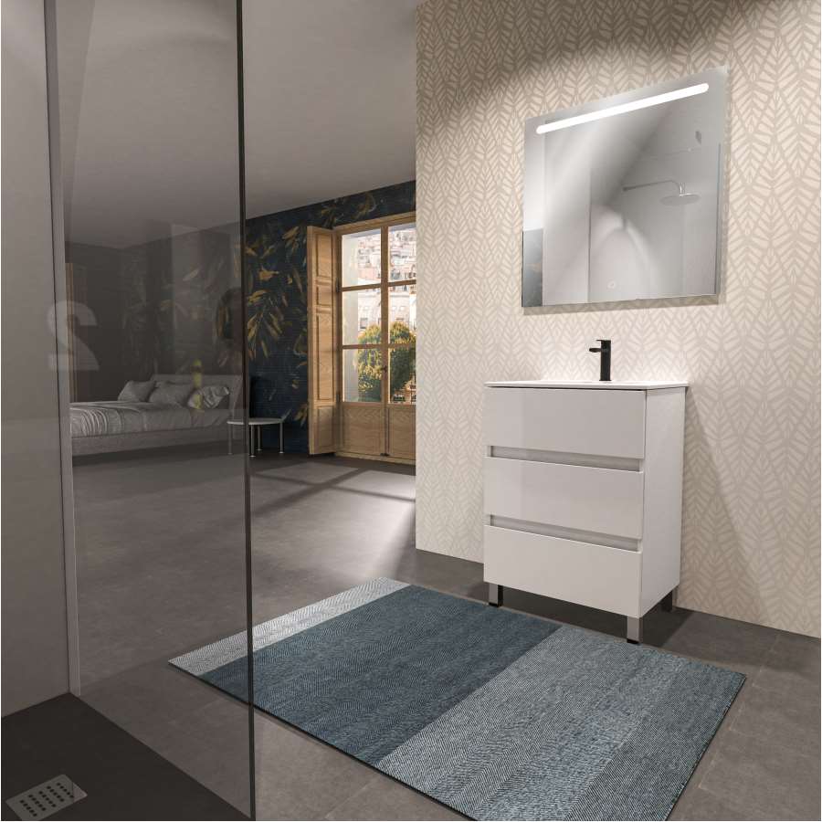 Imagen principal del productoMUEBLE BAÑO CENTRUM 60CM 3 CAJONES BLANCO