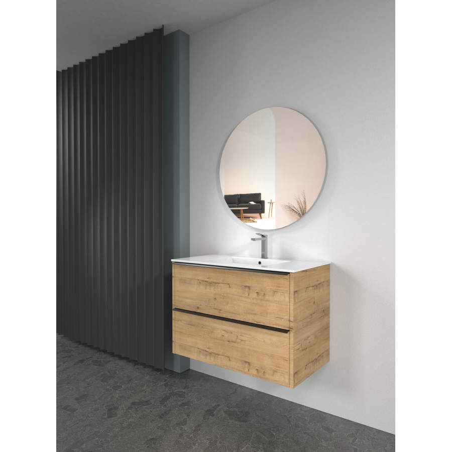 Imagen principal del productoMUEBLE BAÑO LIFE 80CM ROBLE CRAFT