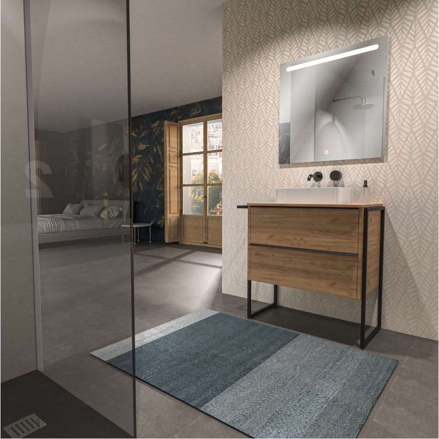 Imagen accesoria del productoMUEBLE BAÑO LIFE 80CM ROBLE CRAFT