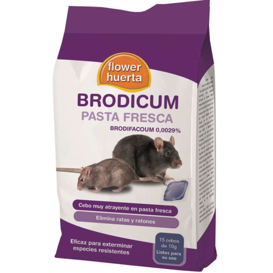 Imagen principal del productoBRODICUM PASTA FRESCA RATICIDA 150G