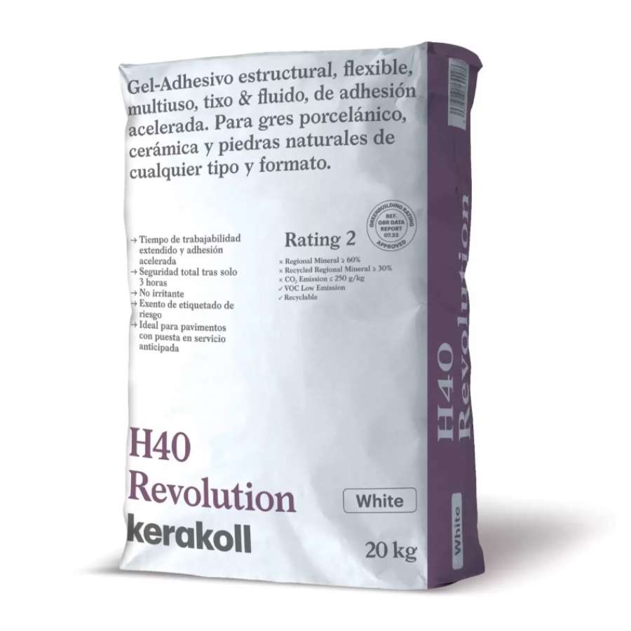 Imagen principal del productoH-40 REVOLUTION BLANCO 20 KG