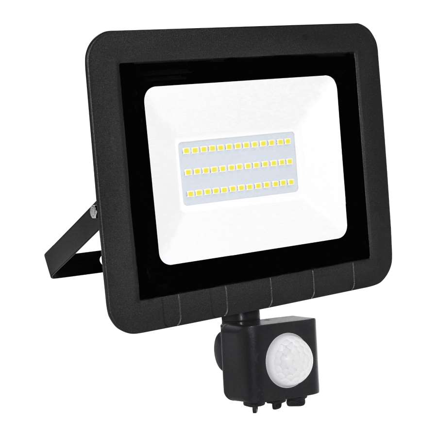 Imagen principal del productoPROYECTOR LED SENSOR PLANO NEGRO  30W.F