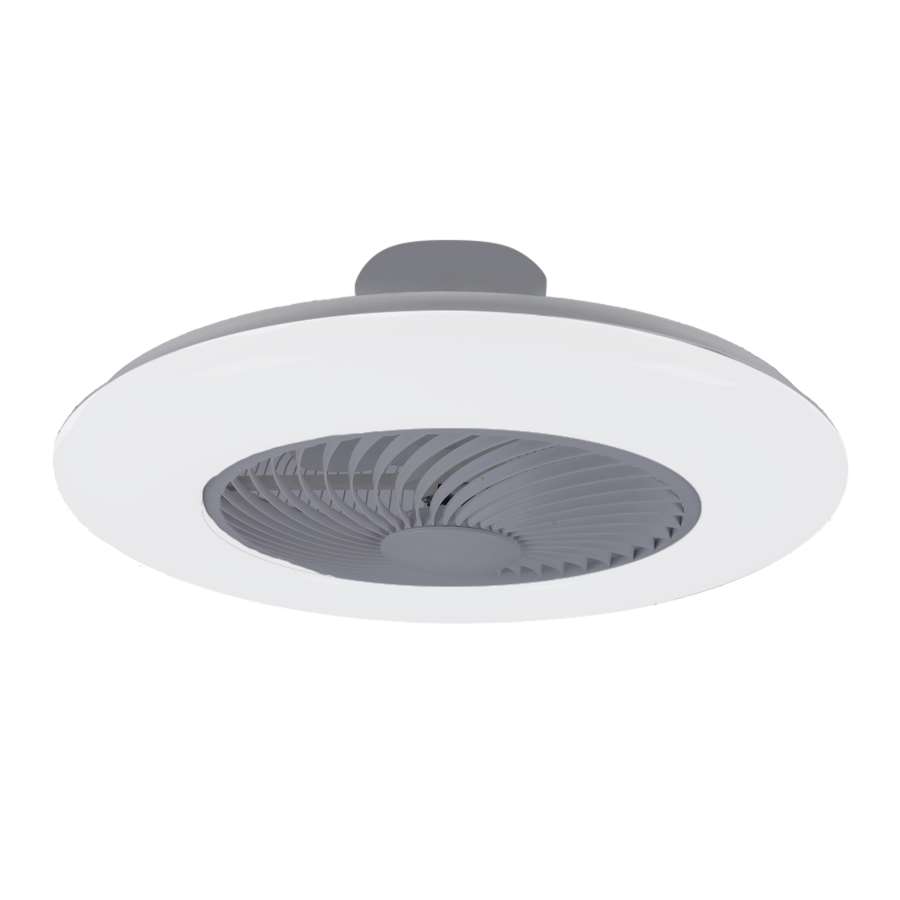 Imagen principal del productoLUMINARIA CON VENTILADOR UFO BLANCO/GRIS