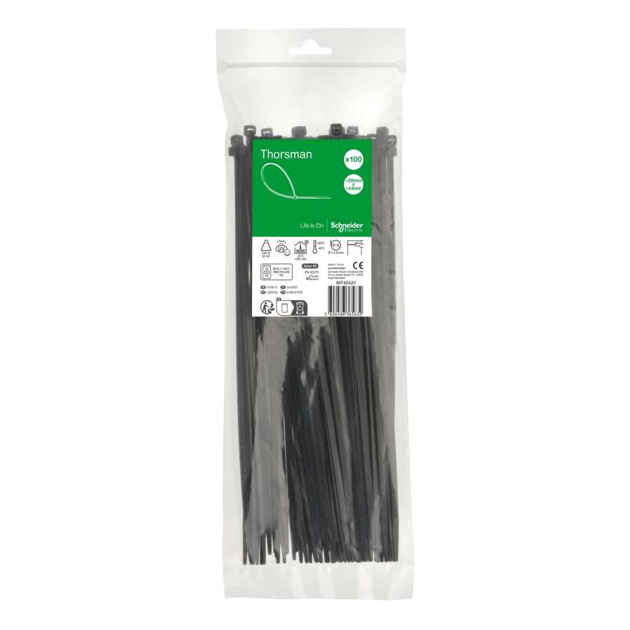 Imagem principal do produtoBOLSA 100 BRIDAS 2000MMX8MM NEGRAS