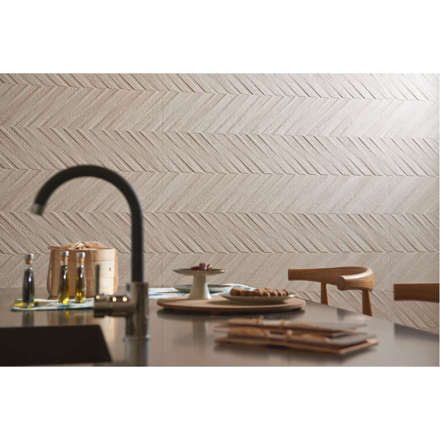 Imagen accesoria del productoDECORADO KHAN ART CREAM 30x90