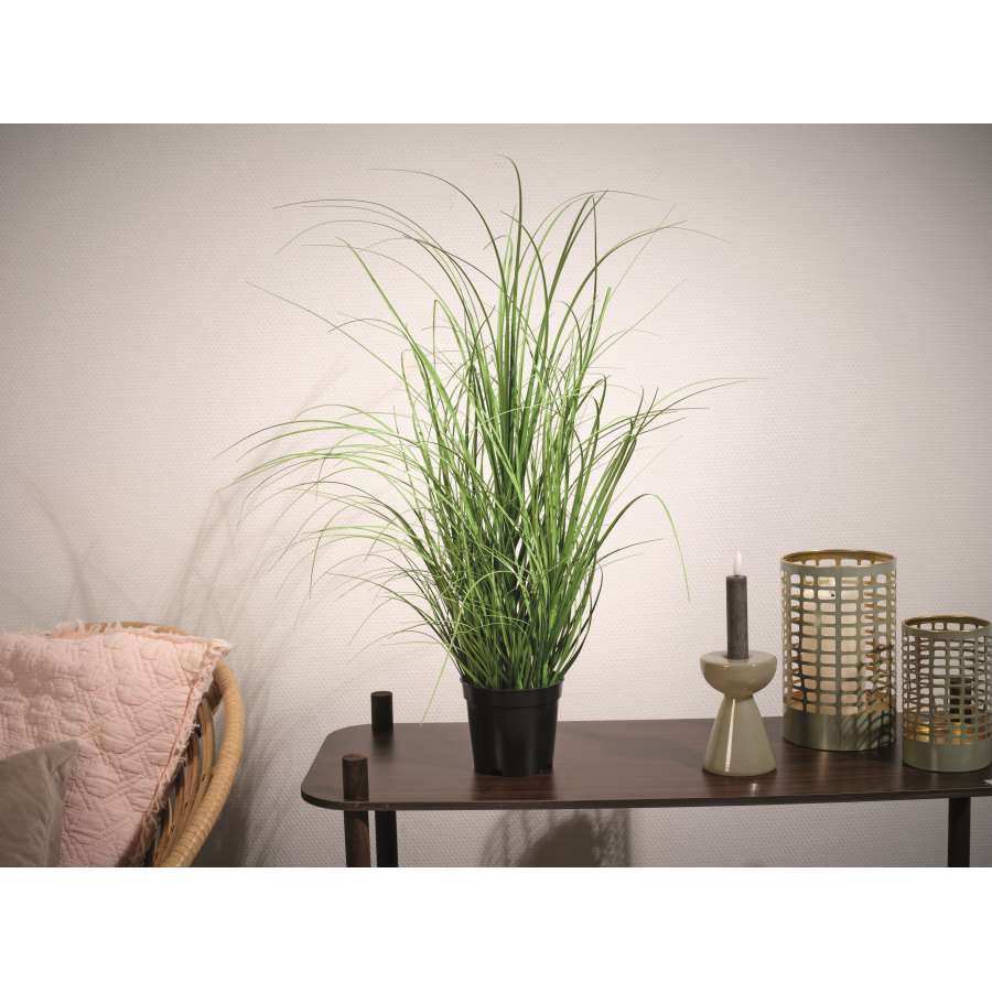 Imagen accesoria del productoPLANTA HIERBA ARTIFICIAL EN MACETA L L25.00-W25.00-H68.00cm