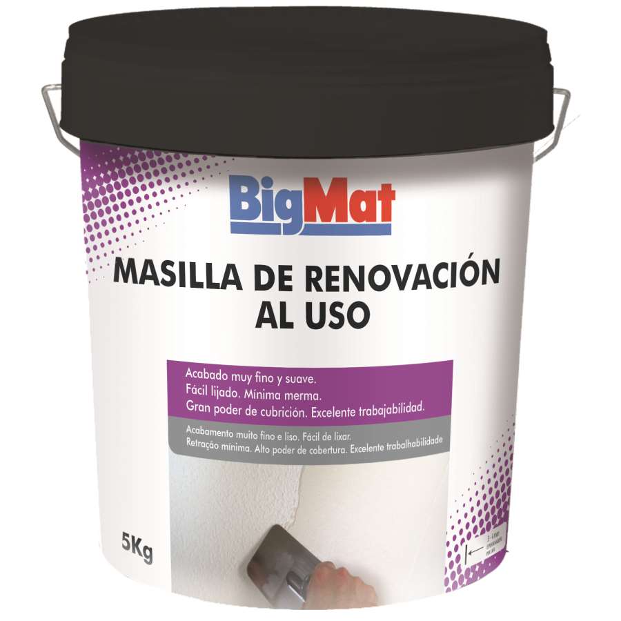 Imagem principal do produtoBIGMAT MASILLA RENOVACION AL USO 5KG