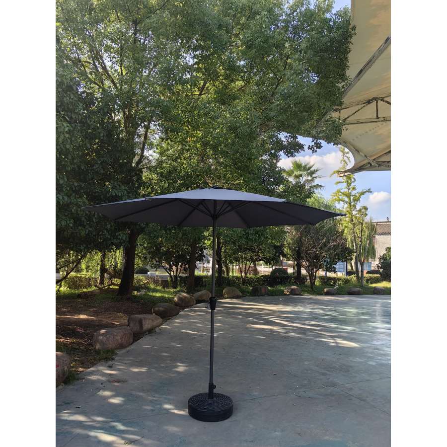 Imagen accesoria del productoPARASOL REDONDO CON MANIVELA CARTAGENA GRIS 300x12x38 cm