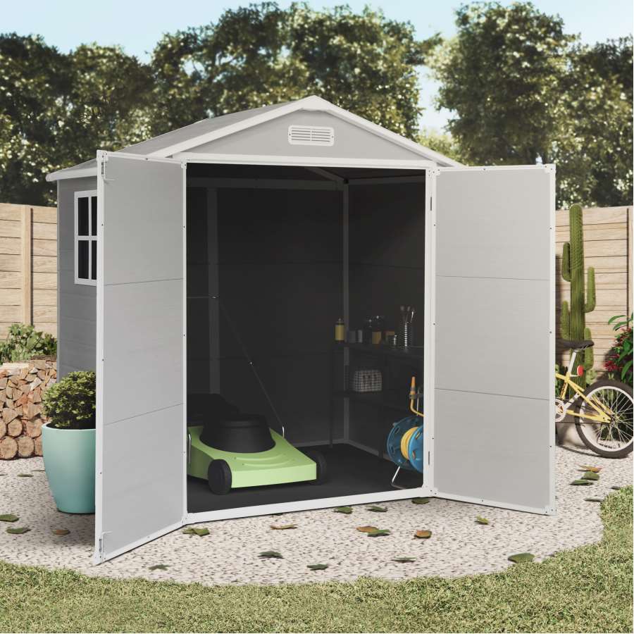 Imagen accesoria del productoCASETA RESINA ONE 2,4 M2 181x134x210 cm