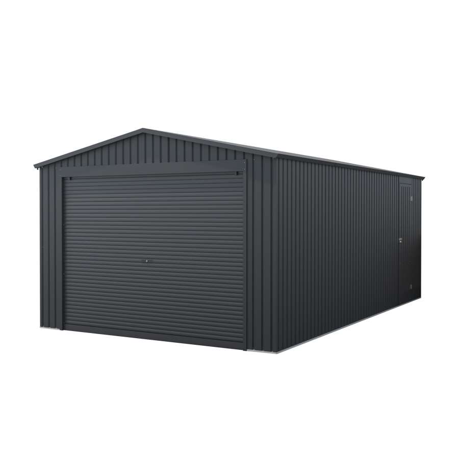 Imagen principal del productoGARAJE METAL VASTRA 19,5M2 338x576x243 cm PUERTA ENROLLABLE