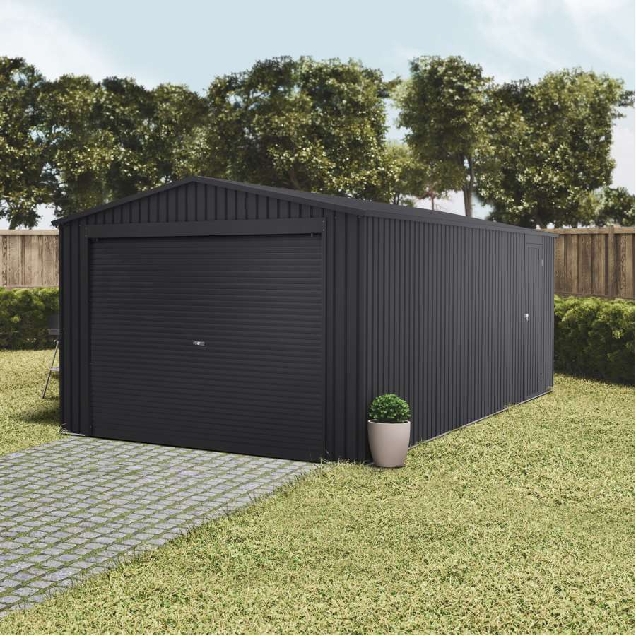 Imagen accesoria del productoGARAJE METAL VASTRA 19,5M2 338x576x243 cm PUERTA ENROLLABLE