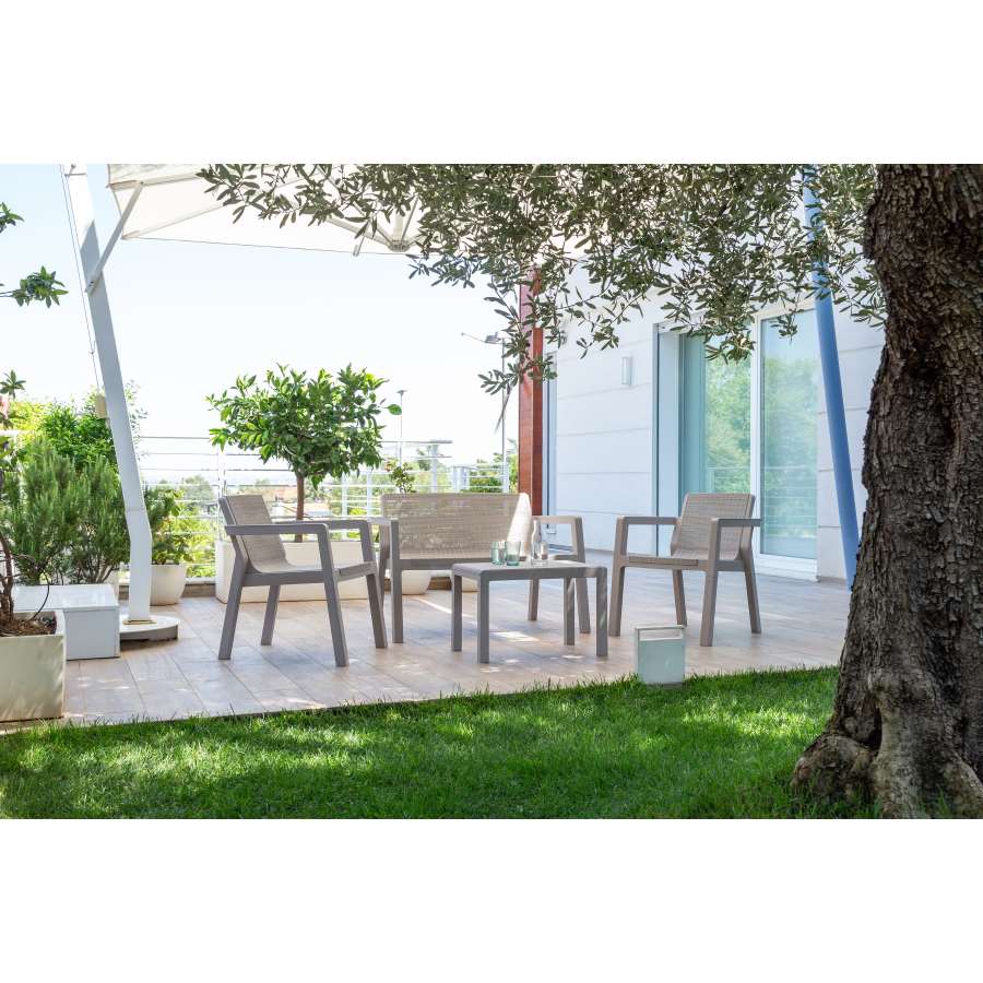 Imagen principal del productoCONJUNTO RIVIERA 4 PLAZAS TAUPE GREY