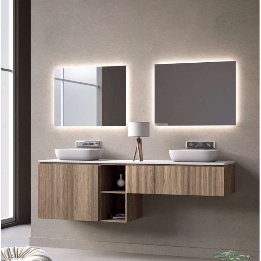 Imagen accesoria del productoESPEJO CUBIK SOL RETROILUMINADO LED 80X80CM
