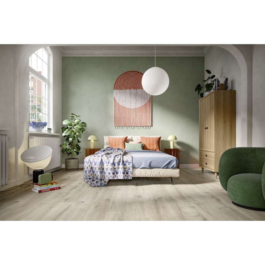 Imagem de acessório do produtoSUELO LAMINADO ROBLE LOJA CREMA 8mm AC4/32