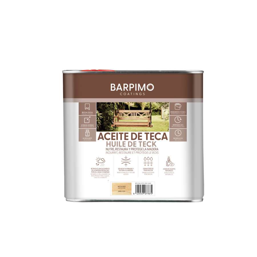 Imagem principal do produtoACEITE TECA INCOLORO BARPIMO 2,5lt